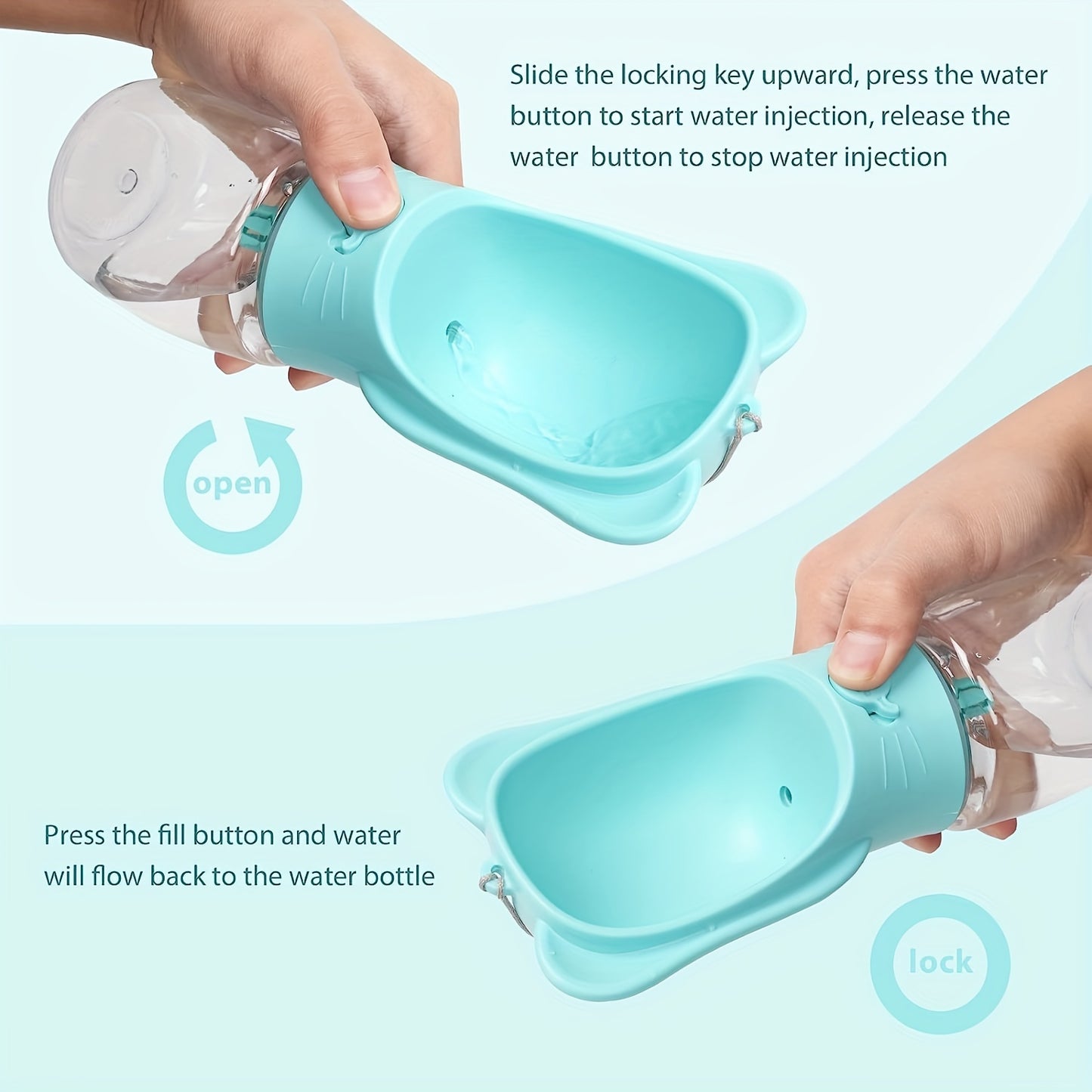 Leak-Proof Dog Water Bottle - Homly Nest