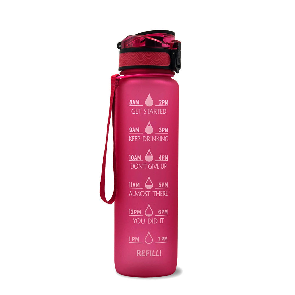 Super Colorful Motivational Water Bottle - Homly Nest