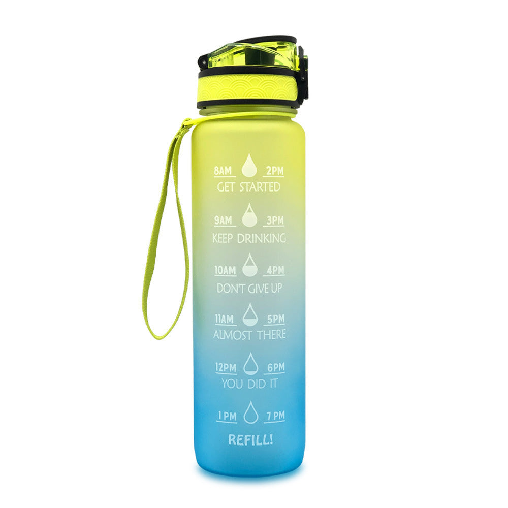 Super Colorful Motivational Water Bottle - Homly Nest