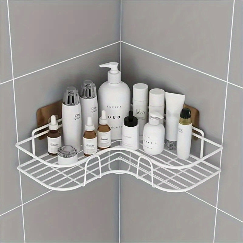 Punch Free Bathroom Corner Shelf - Homly Nest