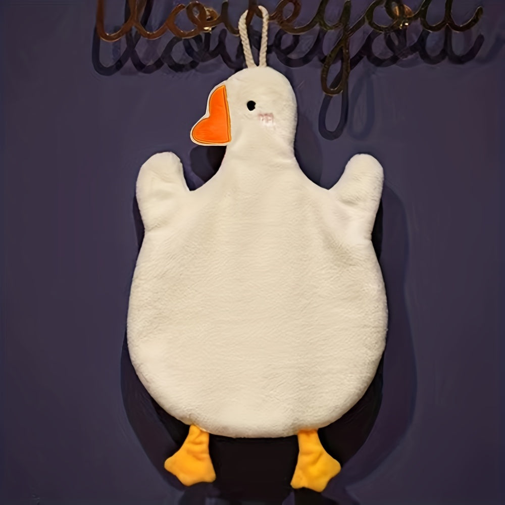 1pc Cartoon Duck Pattern Hand Towel - Homly Nest