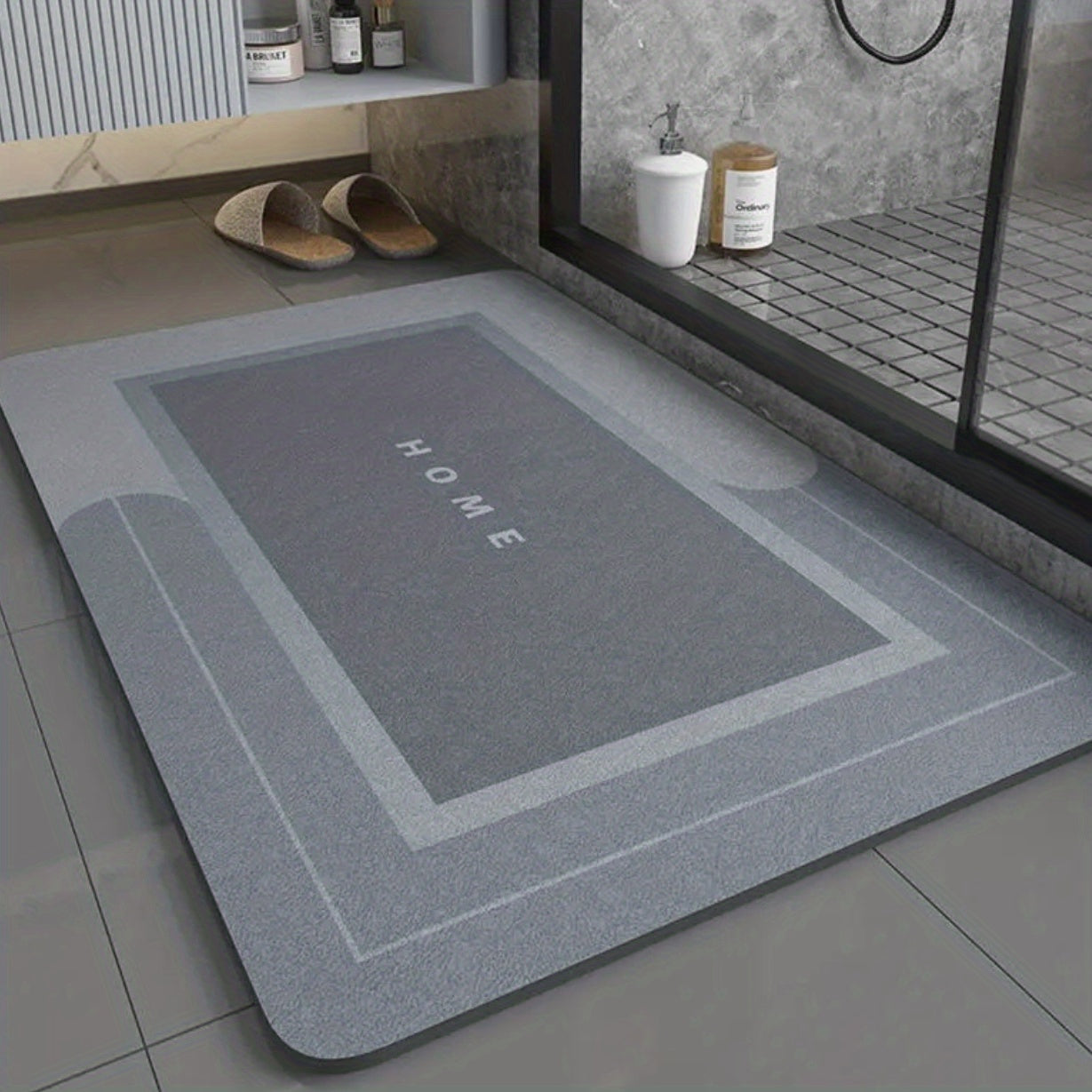 Super Absorbent Soft Bathroom Floor Mat - Homly Nest