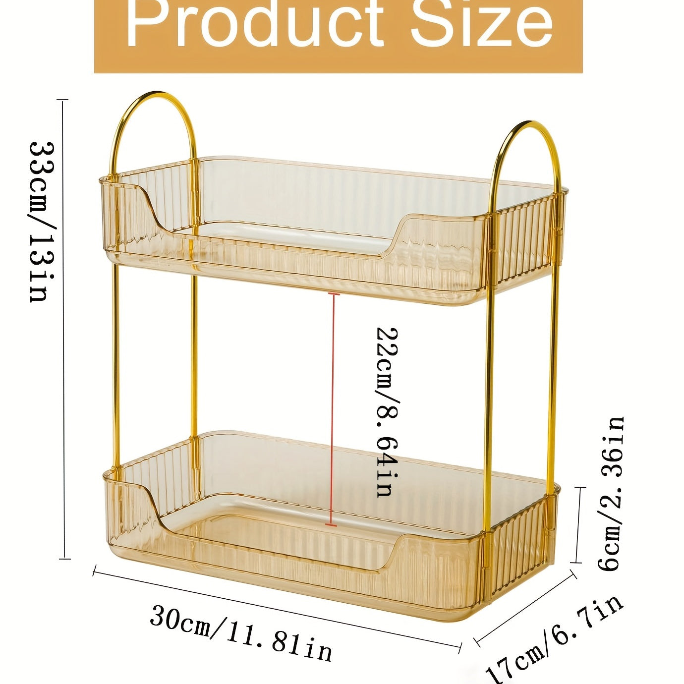 Stylish Bathroom Counter Organizer - Homly Nest