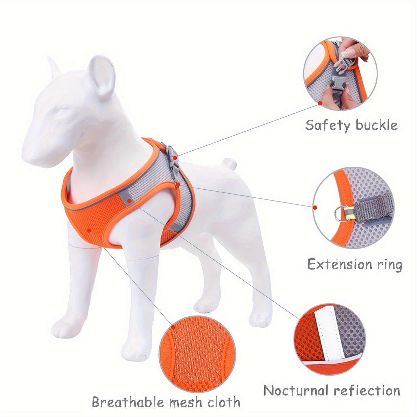 Ultimate Comfort Pet Harness Vest - Homly Nest
