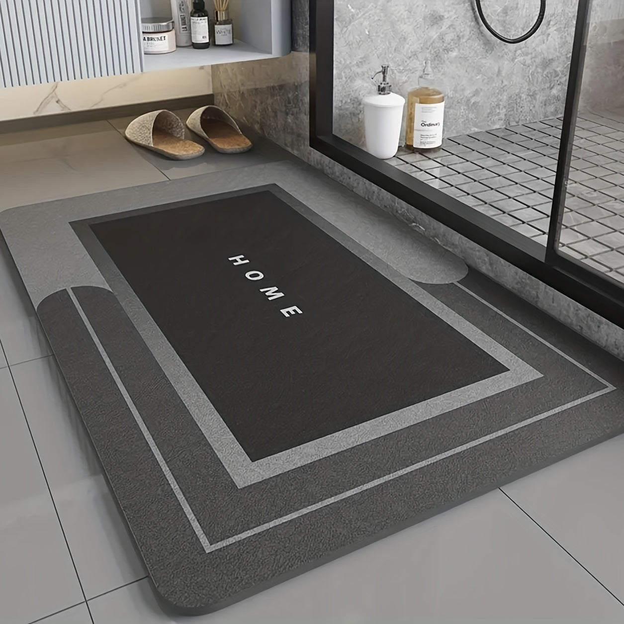 Super Absorbent Soft Bathroom Floor Mat - Homly Nest