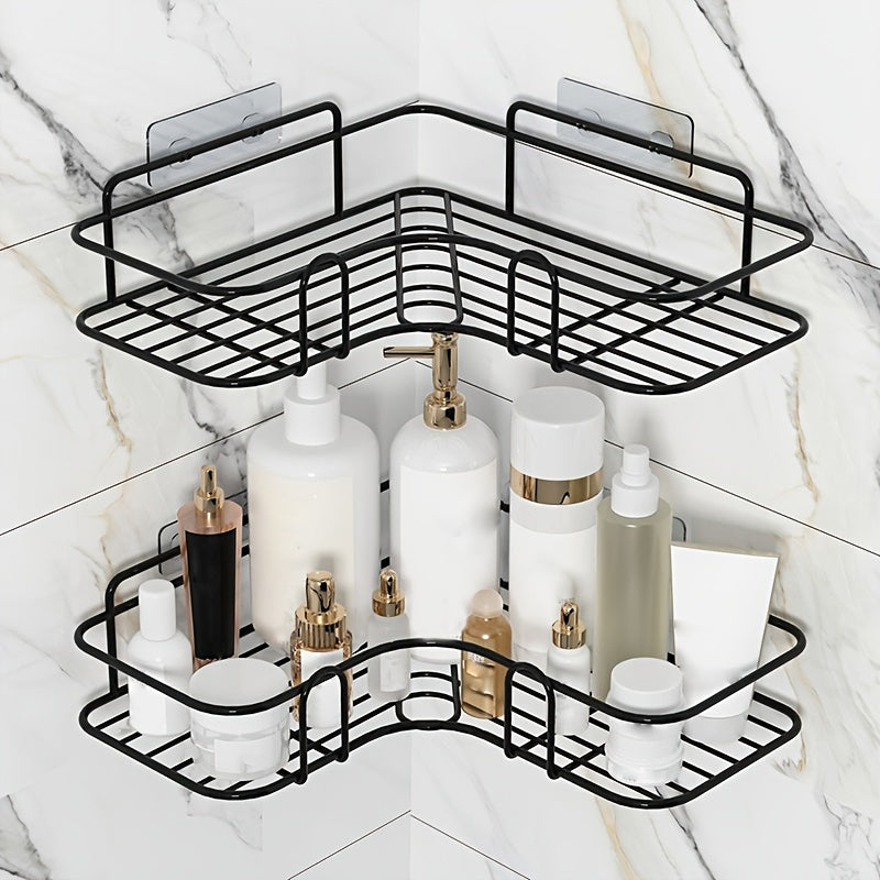 Punch Free Bathroom Corner Shelf - Homly Nest