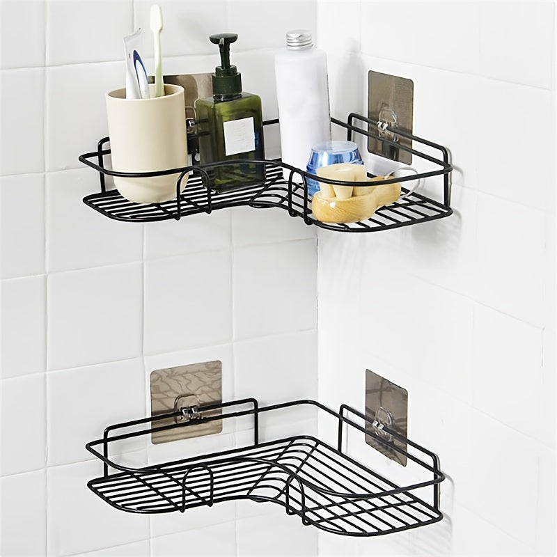 Punch Free Bathroom Corner Shelf - Homly Nest