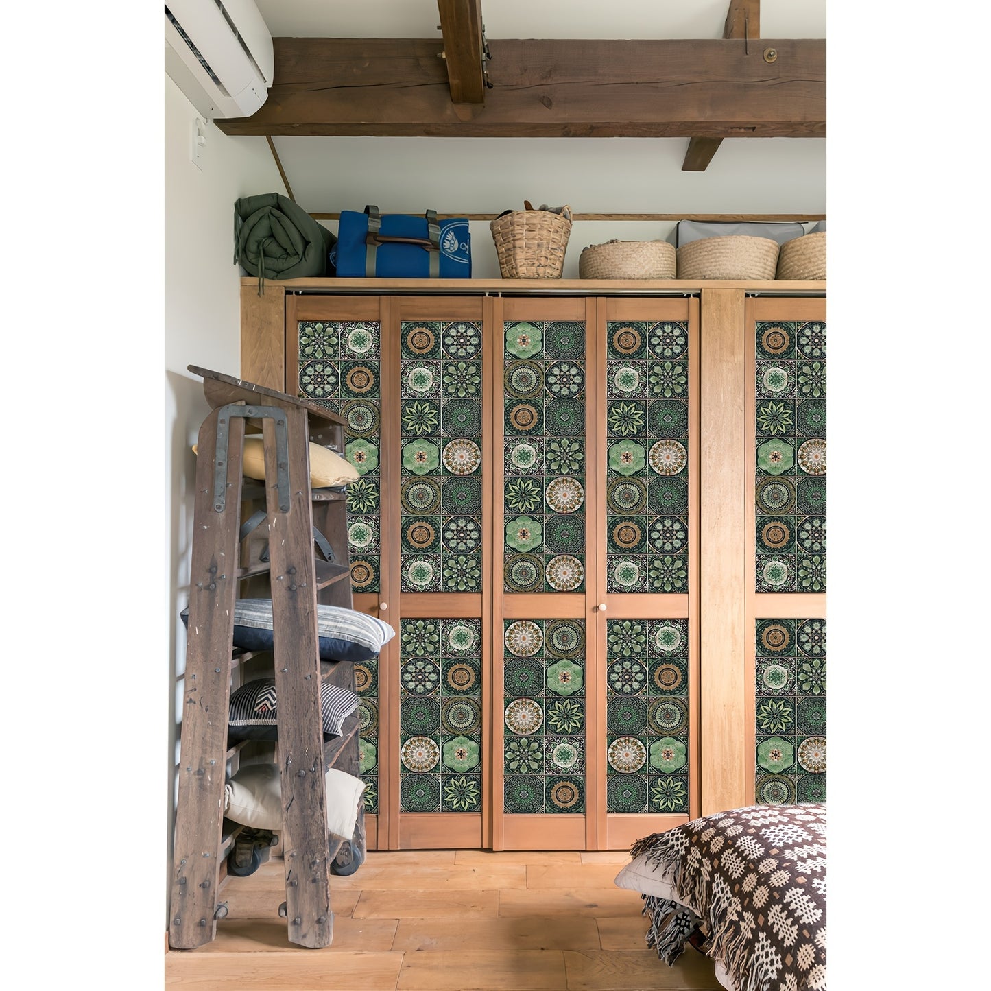 24pcs Retro Mandala Wall Stickers - Homly Nest