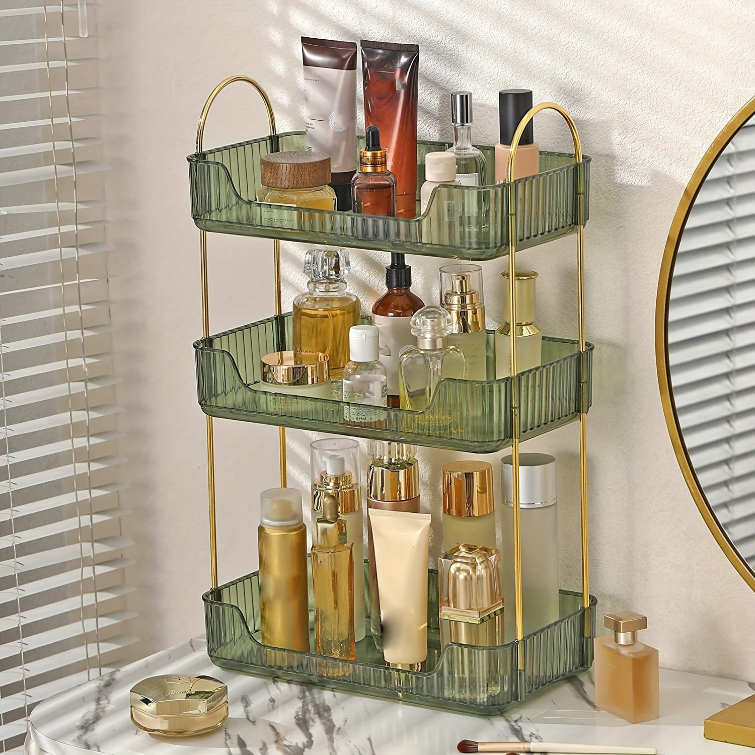 Stylish Bathroom Counter Organizer - Homly Nest