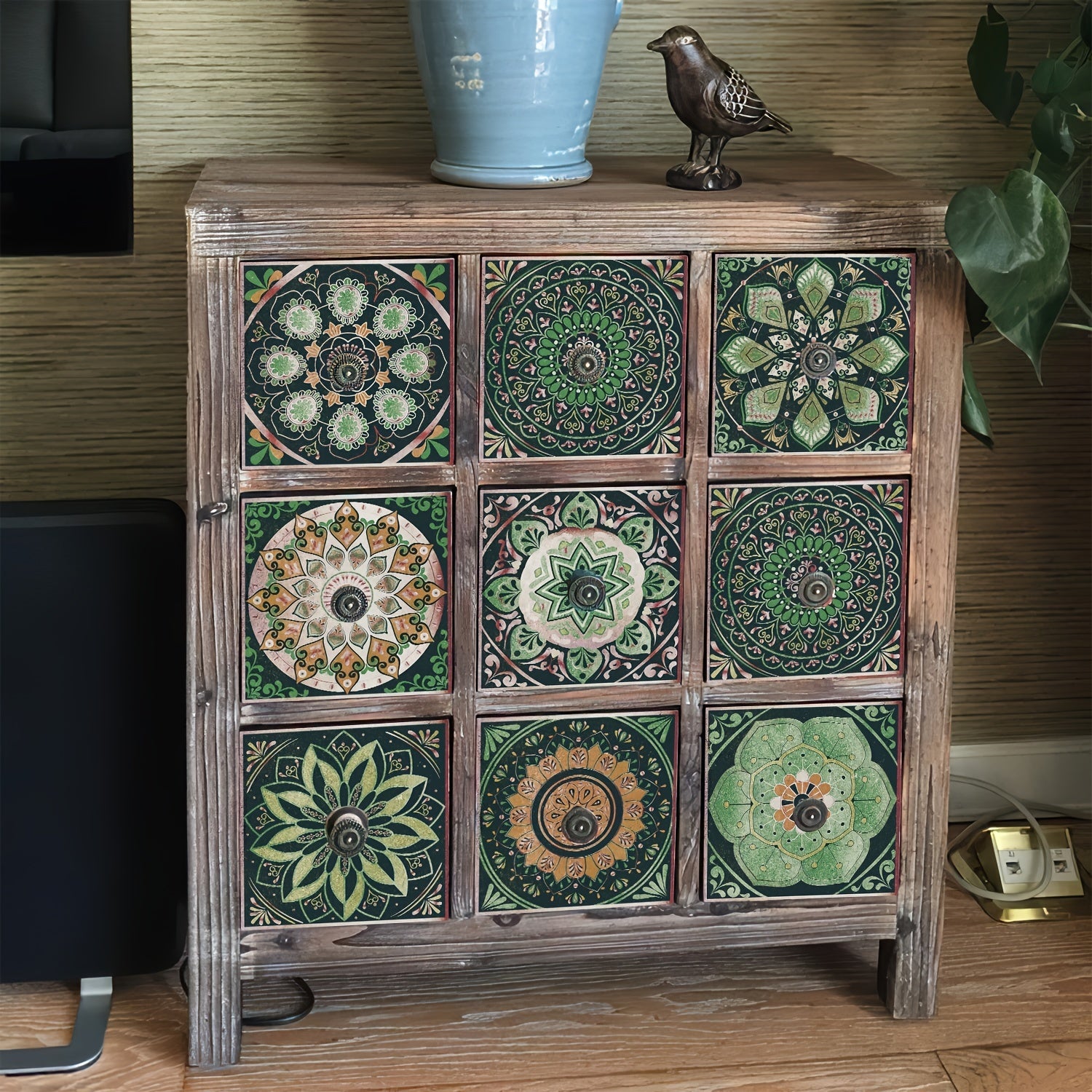 24pcs Retro Mandala Wall Stickers - Homly Nest